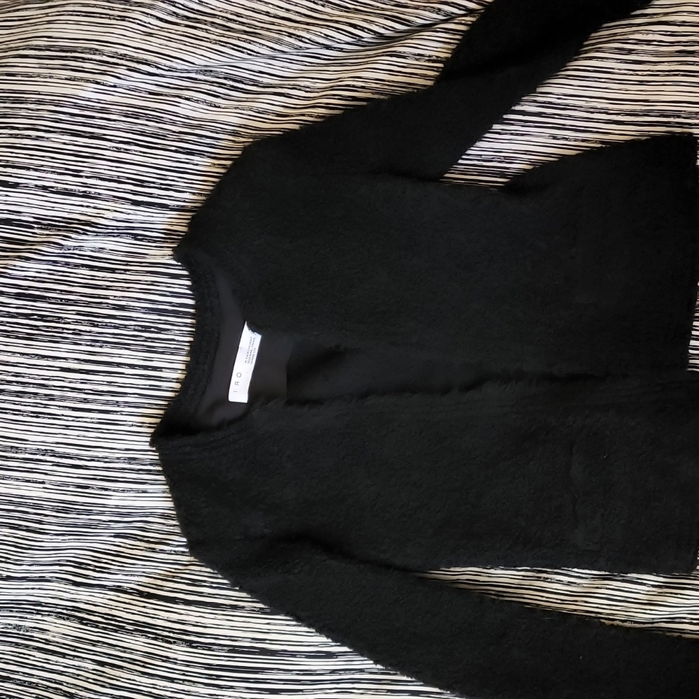 IRO black boucle blazer